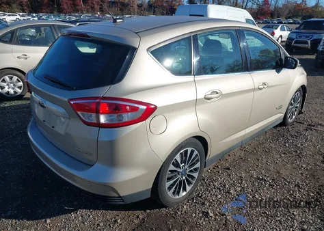 2017 Ford C-Max Energi Titanium из США, поврежденный, VIN 1FADP5FUXHL101406